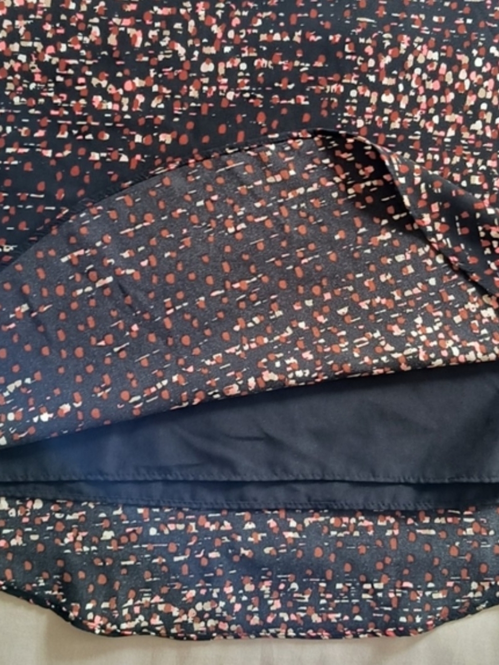 Apt. 9 One-Shoulder Ruffle Dress in Black and Blush - Picture 5 of 6